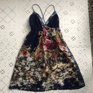 Triangle Top Floral Dress